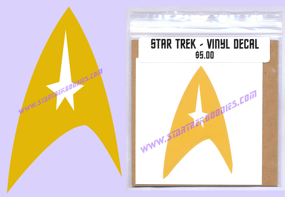 The Original Series VINYL Decal Sticker ENTERPRISE RENT-A-SHIP! FUN Star Trek 