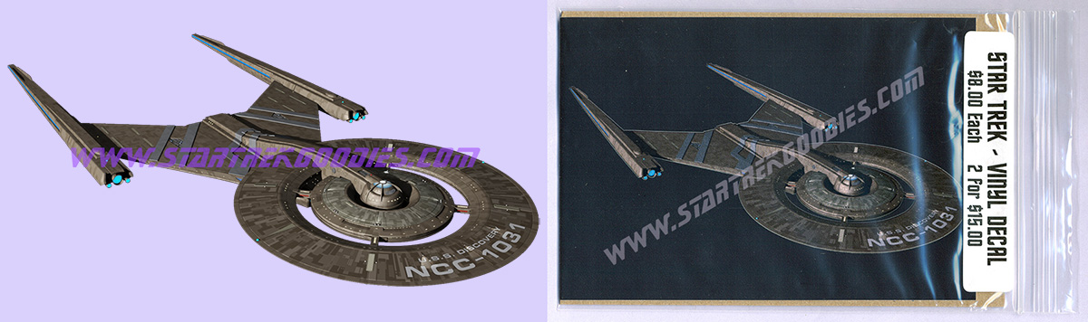 Discovery VINYL Decal NEW Star Trek Sticker USS DISCOVERY NCC-1031 #2 MINT! 