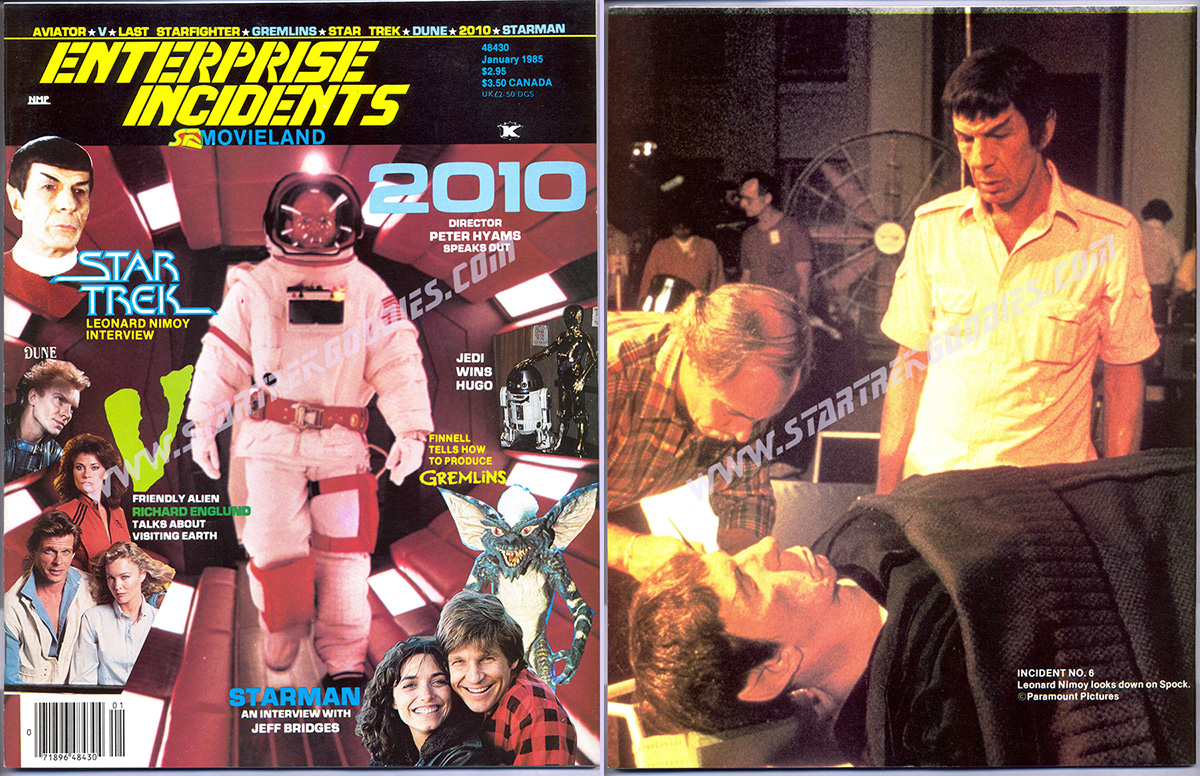 1985 SF Movieland/ENTERPRISE INCIDENTS #33  Magazine 