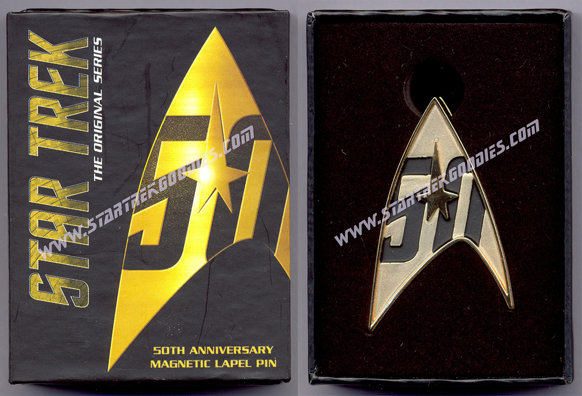 Pin TOS ENTERPRISE COMMAND Symbol Captain Kirk Mini STAR TREK  Enamel Metall 